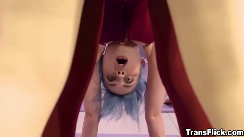Transsexual Yoga Instructor Fucks One Of Her students 18+ With Emma Rose