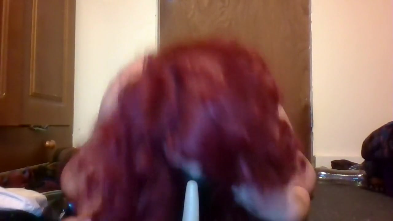 Chubby sissy butt plug play