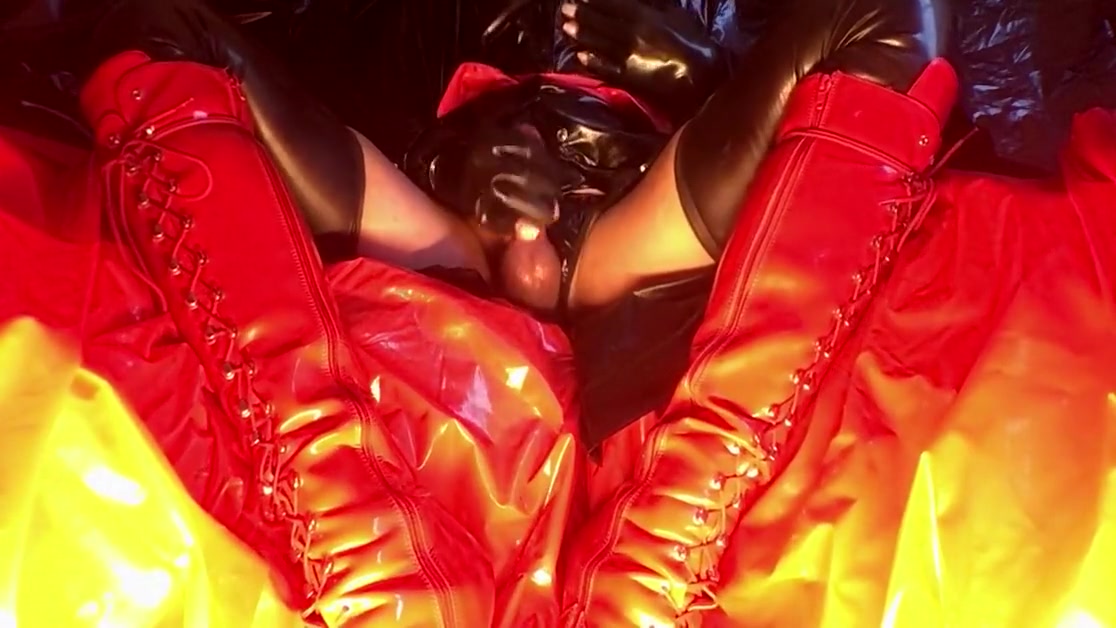 Multiple orgasms in my plastic lair