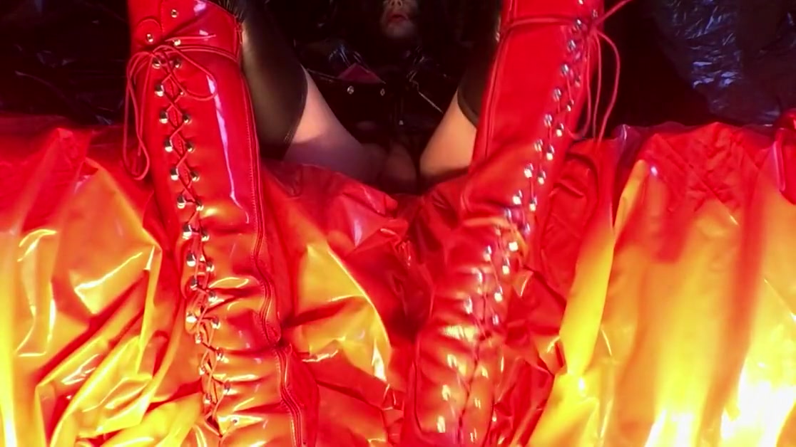 Multiple orgasms in my plastic lair