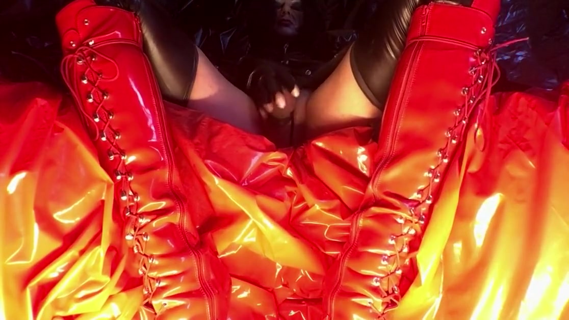 Multiple orgasms in my plastic lair