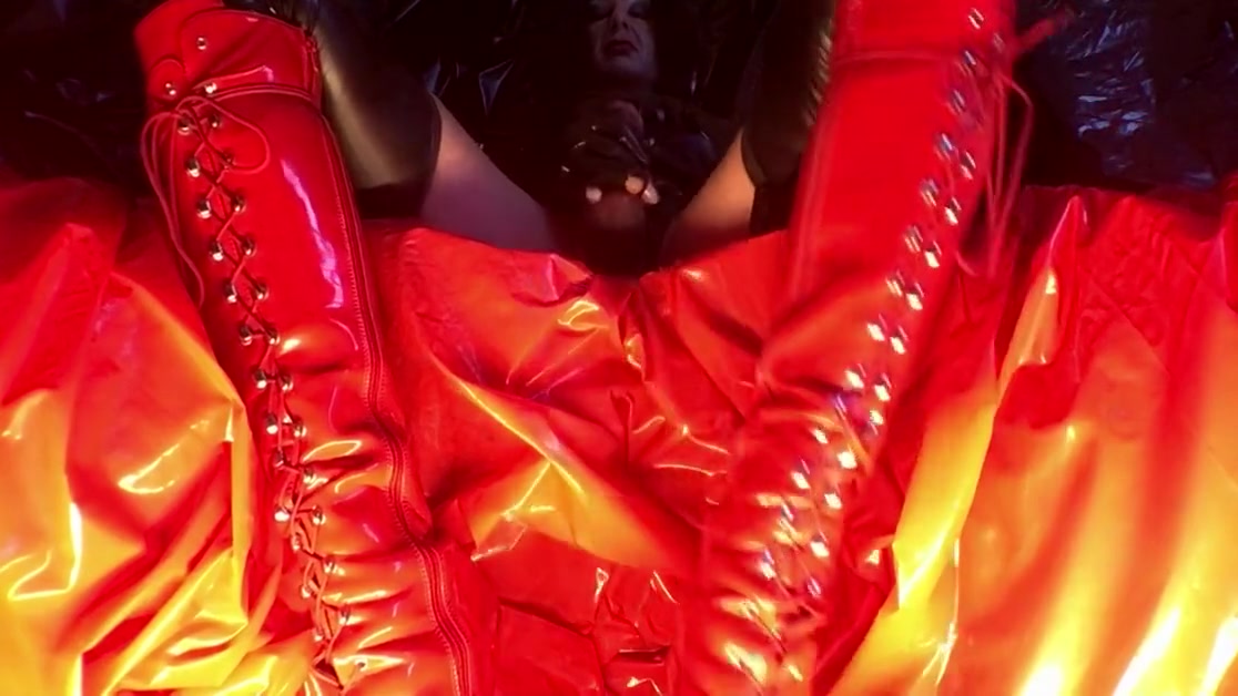 Multiple orgasms in my plastic lair