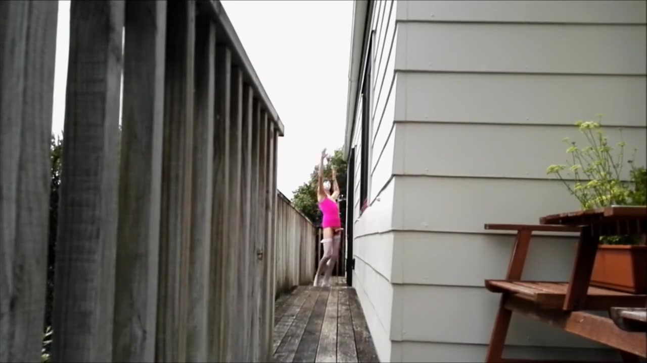 Super skinny slut CD in pink and white