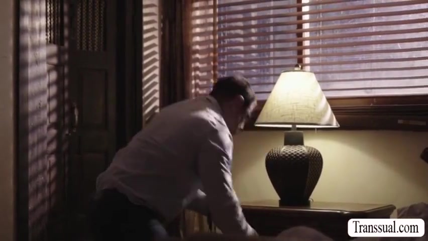 Janie Blade - Stepdad Gives Birthday Sex On His Shemale Stepdaughter
