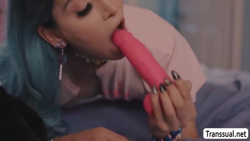 Horny Shemale Toyed And Ass Fucked By Her Neighbor - Korra Del Rio