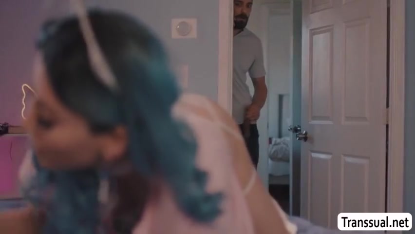 Horny Shemale Toyed And Ass Fucked By Her Neighbor - Korra Del Rio