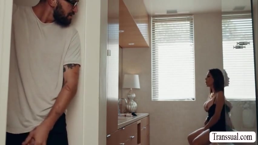 Horny Trans Babe Gets Her Ass Fucked By Pervert Stepson - Sofia Sanders