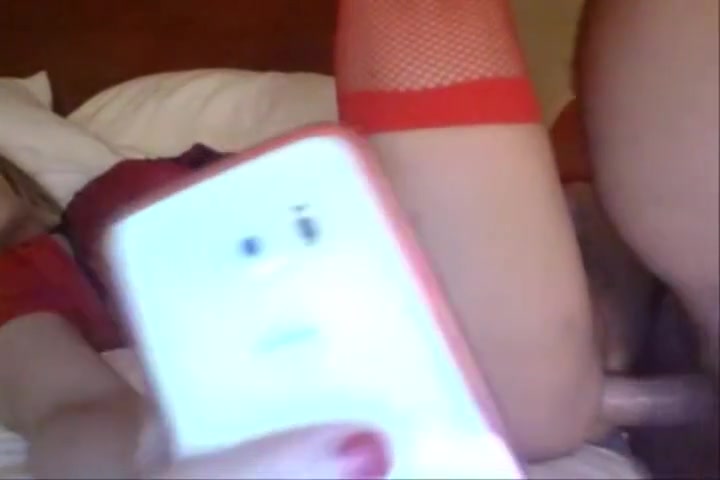 Shemale In Fishnets Fucked In The Ass