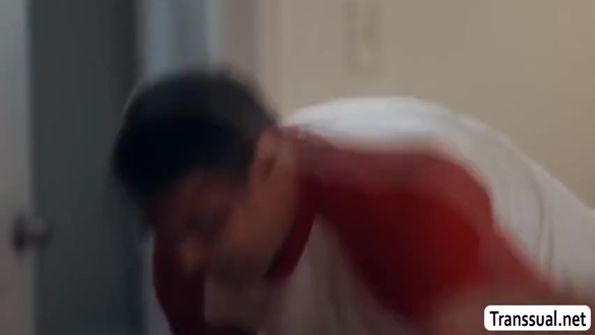 Summer Raine - Weirdo Dude Let By His Shemale Stepsister Bareback Her Ass
