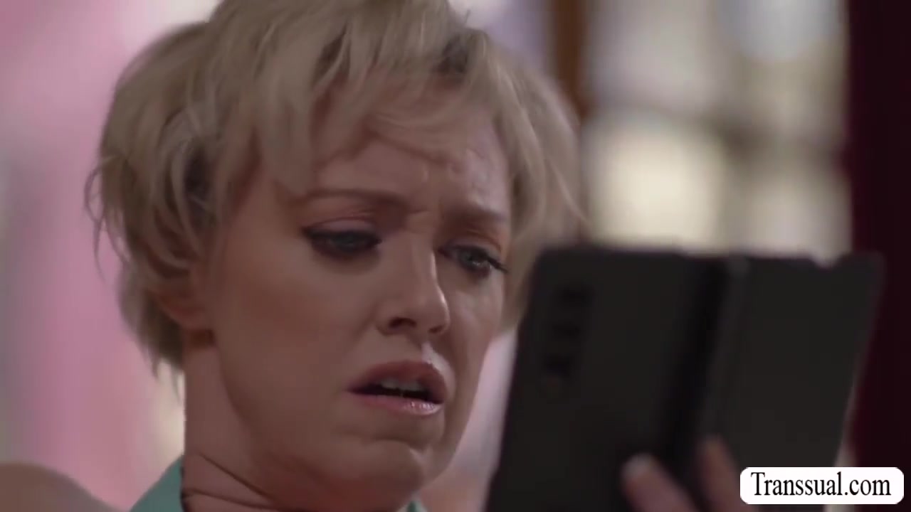 Horny Milf Lets Her Shemale Neighbor Fuck Her