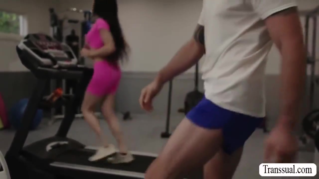 Poor Shemale Gets Her Tight Ass Barebacked By