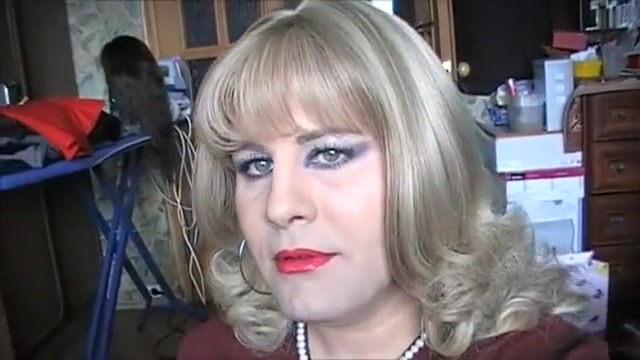 Exotic homemade shemale clip with Blonde, Solo scenes