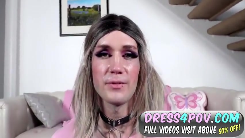 Crossdresser Jinx Needs Big Cock And Hot Cum