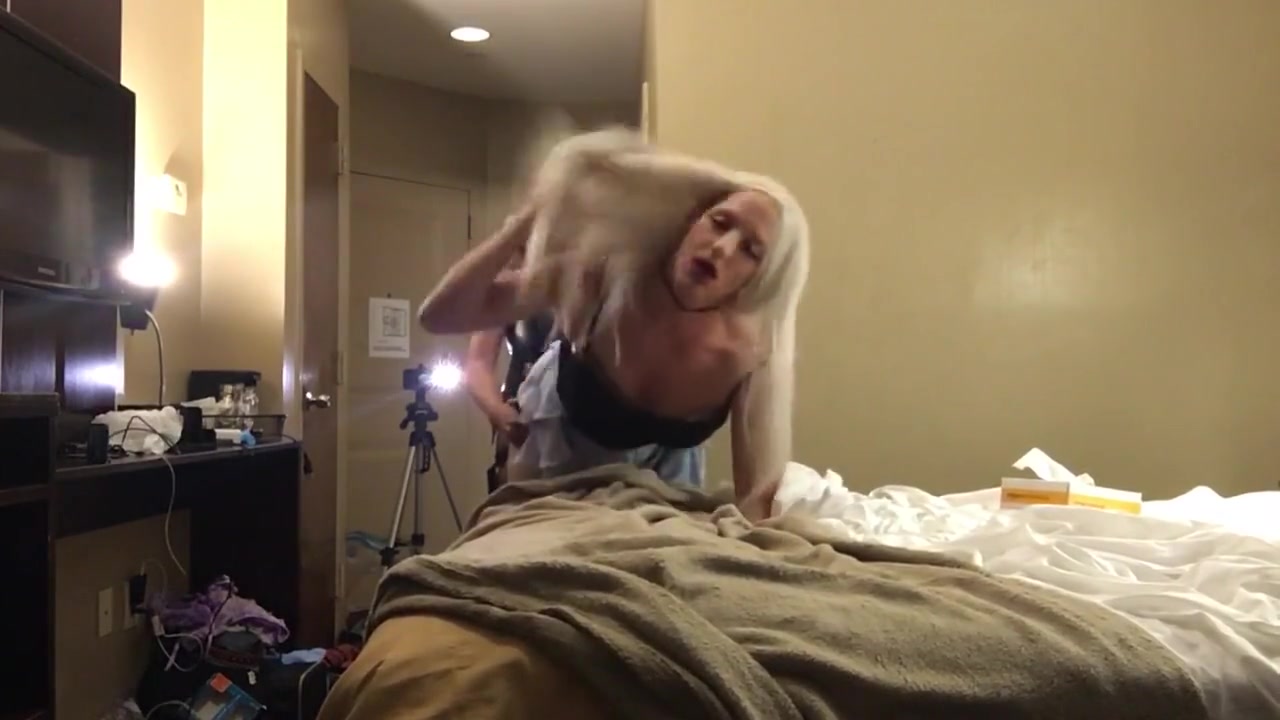 Dominatrix Stretches Horny Beauty Queen Ass With Strap-on