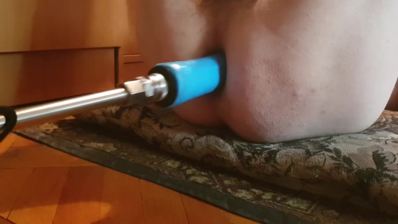 With Fucking Machine And Jerking