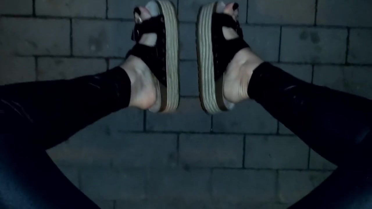 Sexy Feet On A Walk