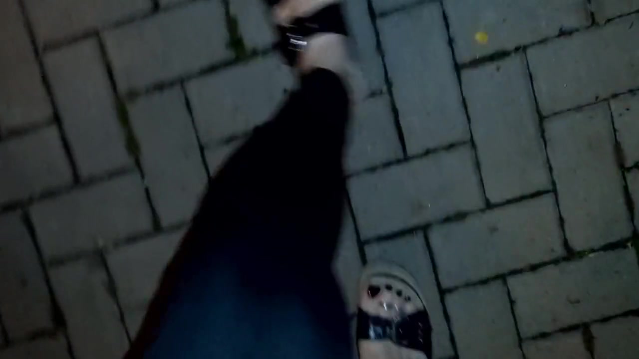 Sexy Feet On A Walk