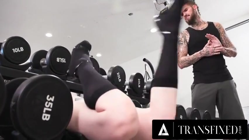Cutie Gets Stuck In The Gym And Pounded By Big Dick Stud Who Takes - Lena Moon