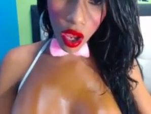 Busty latin smokin strokin