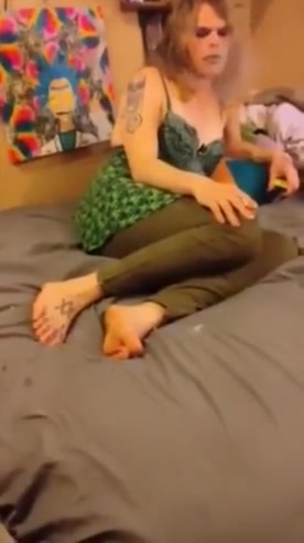 Slutty Jenny Elm Takes Off Her Clothes