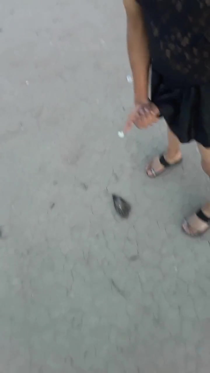 Mini Dress In Nude Public And Hot Fetish Sandals Nice Feet Masturbate