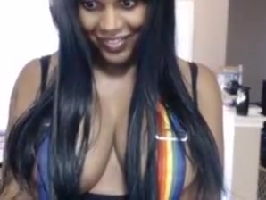 Incredible amateur shemale movie with Black, Big Tits scenes