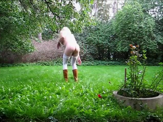 Exotic amateur shemale video with Solo, Outdoor scenes