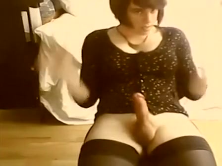 Hottest amateur shemale video with Masturbation, Webcam scenes