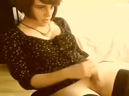 Hottest amateur shemale video with Masturbation, Webcam scenes