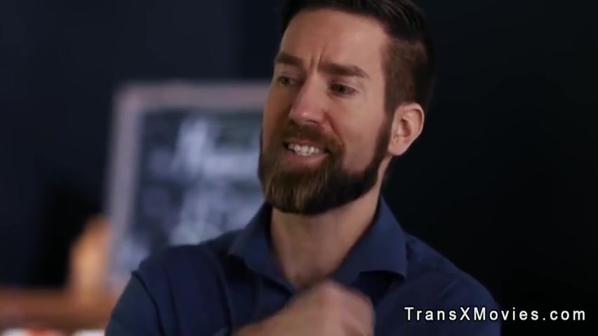Beardy Man Fucking Shemale Barista With Jenna Creed