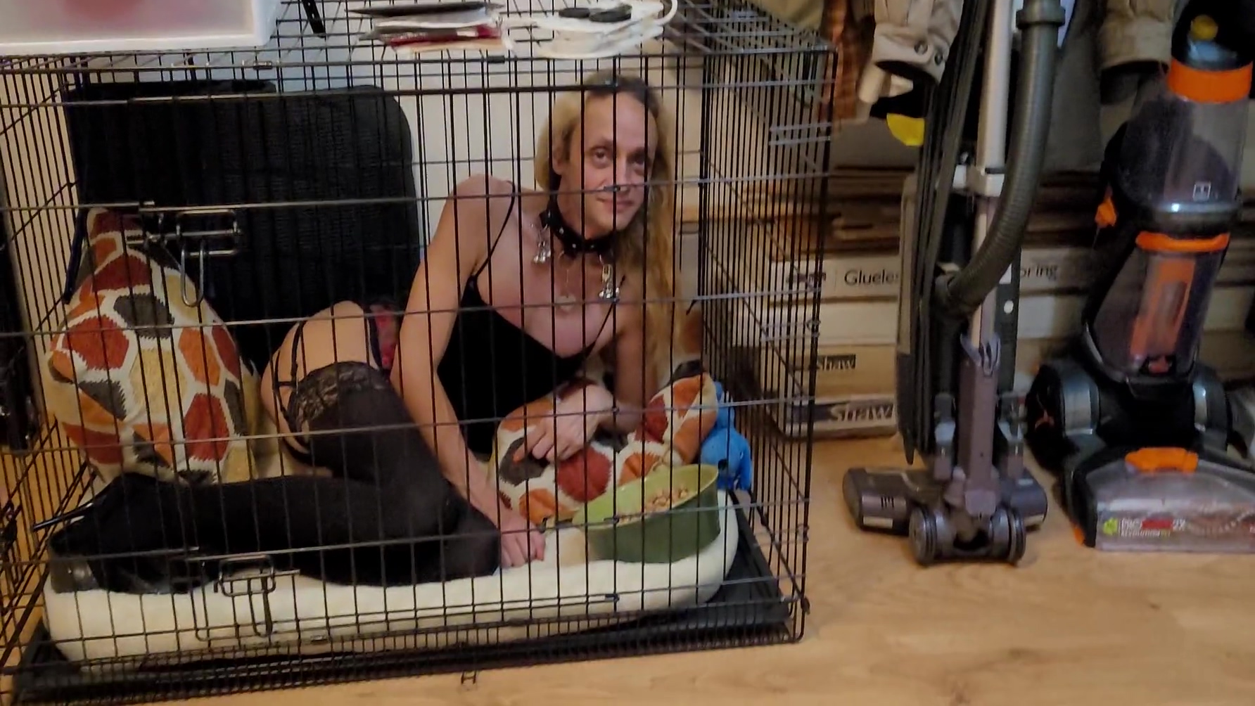 Crystal In The Crate Woof!