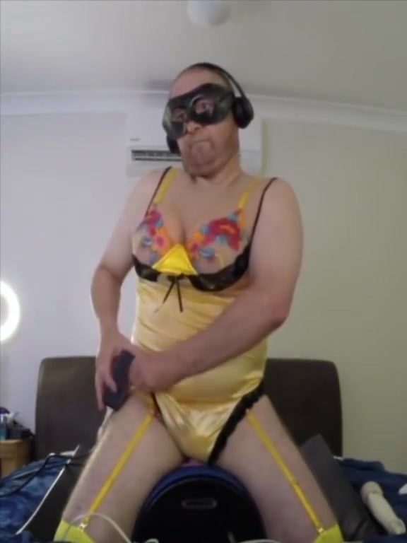 Jorgina - 25th Jan 2023 - Yellow Lingerie Sybian Cum