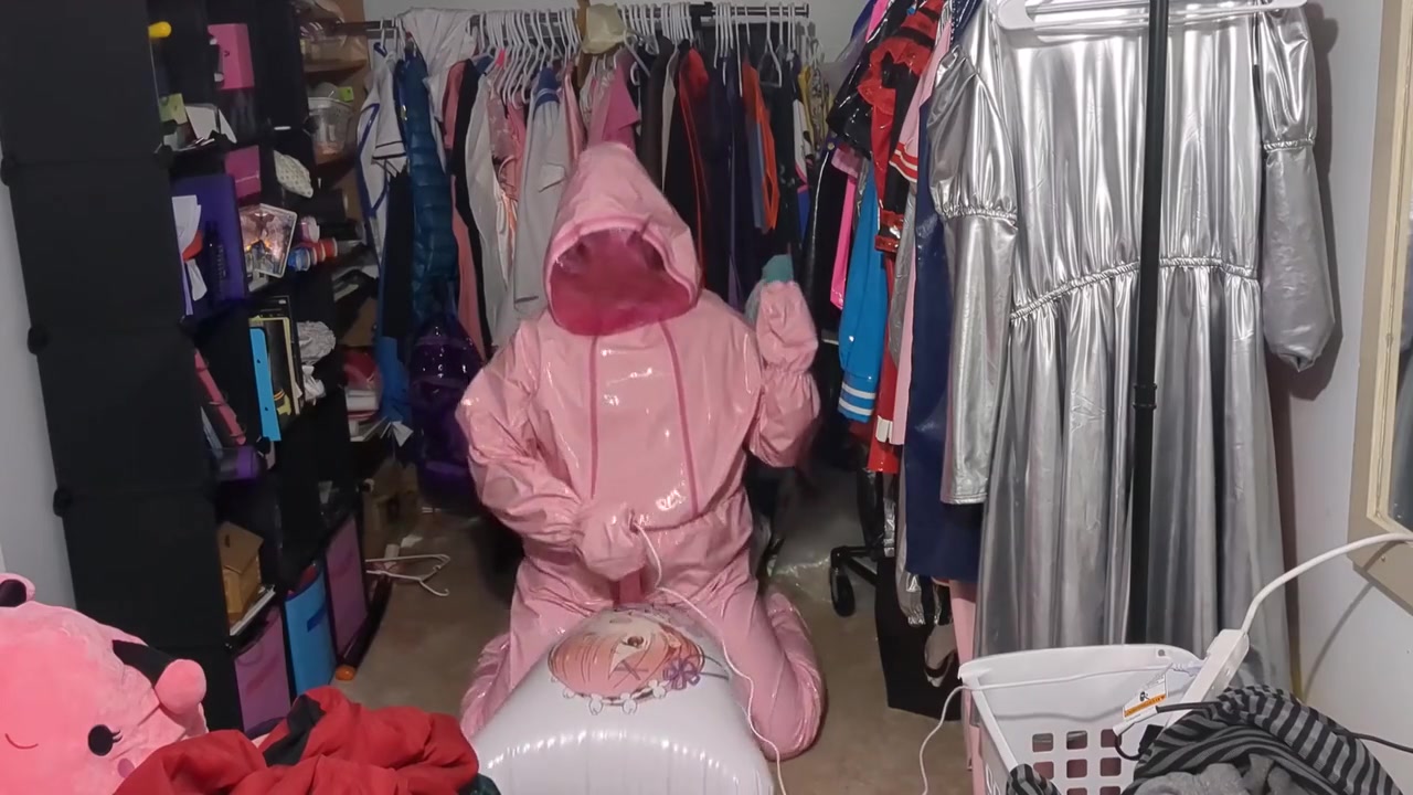 Pvc Suit With Breathplay Inflatable Hump