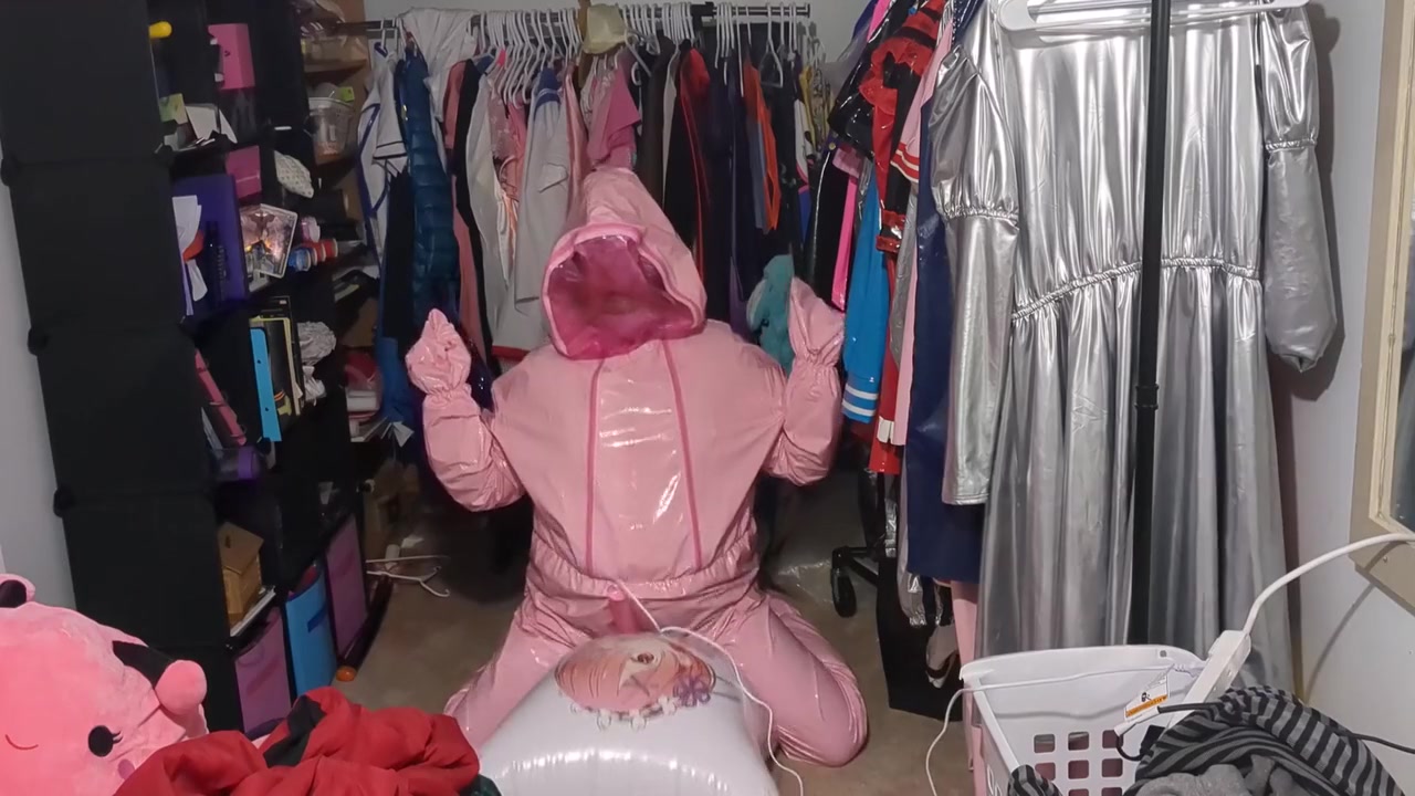 Pvc Suit With Breathplay Inflatable Hump
