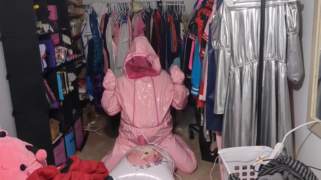 Pvc Suit With Breathplay Inflatable Hump