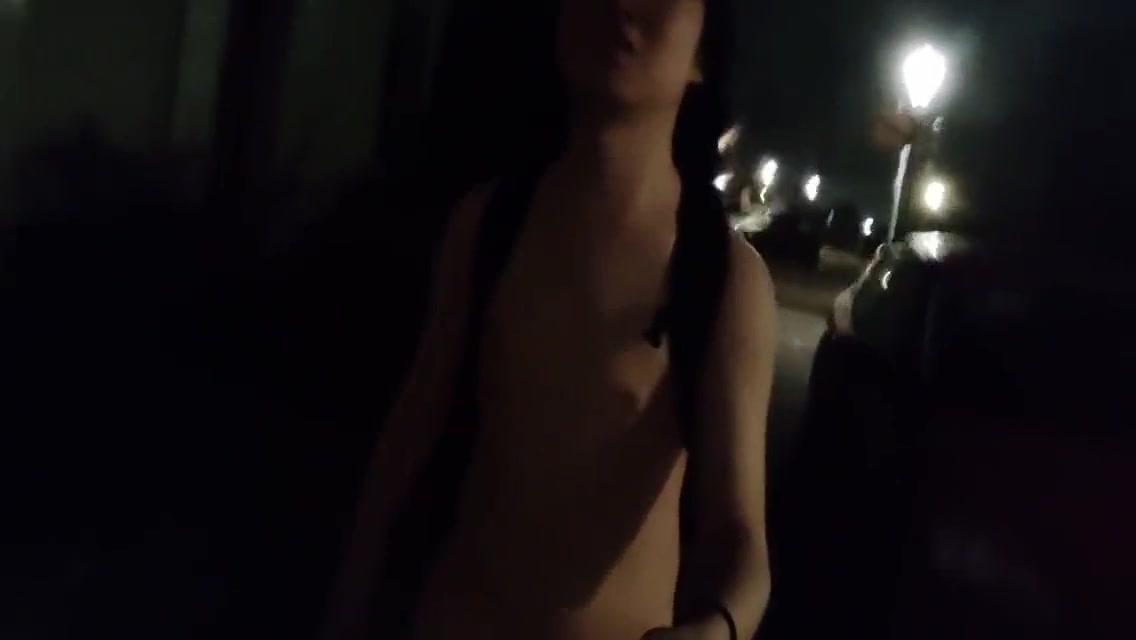 Horny Trans Girl Walks Naked On Street And Pees 4 Min
