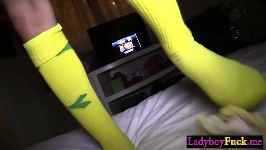 Thai Femboy Sucked Big Cock Before She Enjoyed Rough Bareback Anal Sex