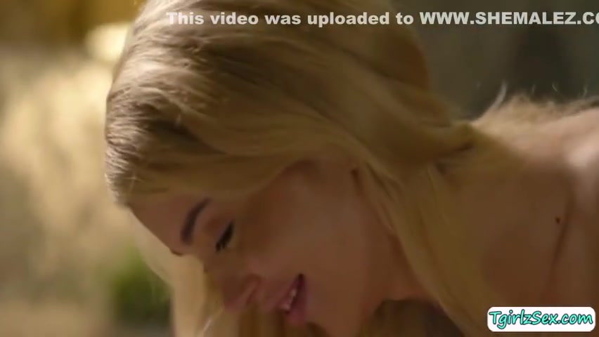Busty Blonde Transsexual Blowjobs And Bigass Analed In Bed - Gracie Jane