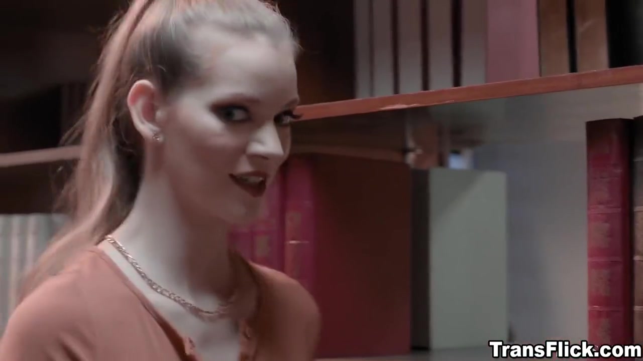 Ariel Demure And Erin Everheart In Book Lovers Making Love In Public Library!
