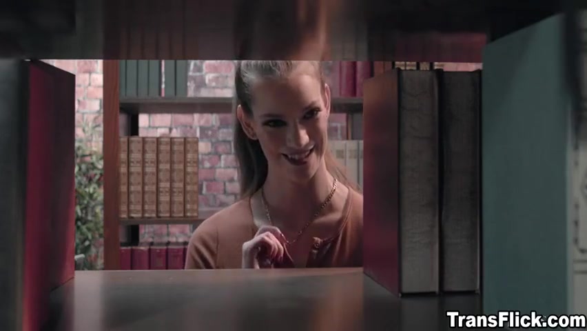 Ariel Demure - Book Lovers Almost Caught While Making Love In Public Library!