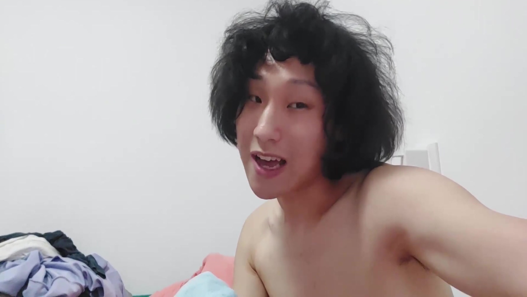 This Cute Makeup-free Asian Ladyboy With Acne Loves Anything Smelly Such As Asshole Feet Socks And Piss!
