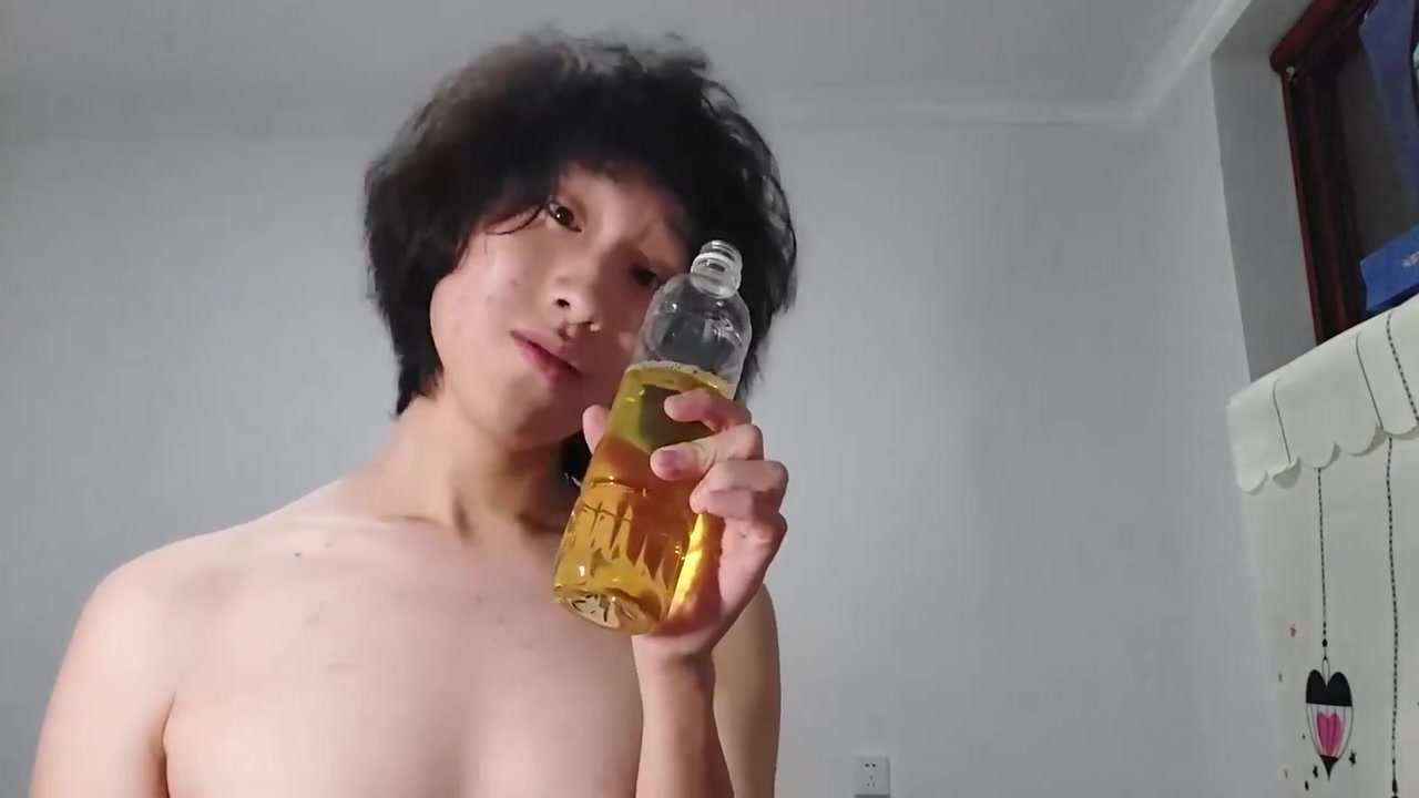 This Cute Makeup-free Asian Ladyboy With Acne Loves Anything Smelly Such As Asshole Feet Socks And Piss!