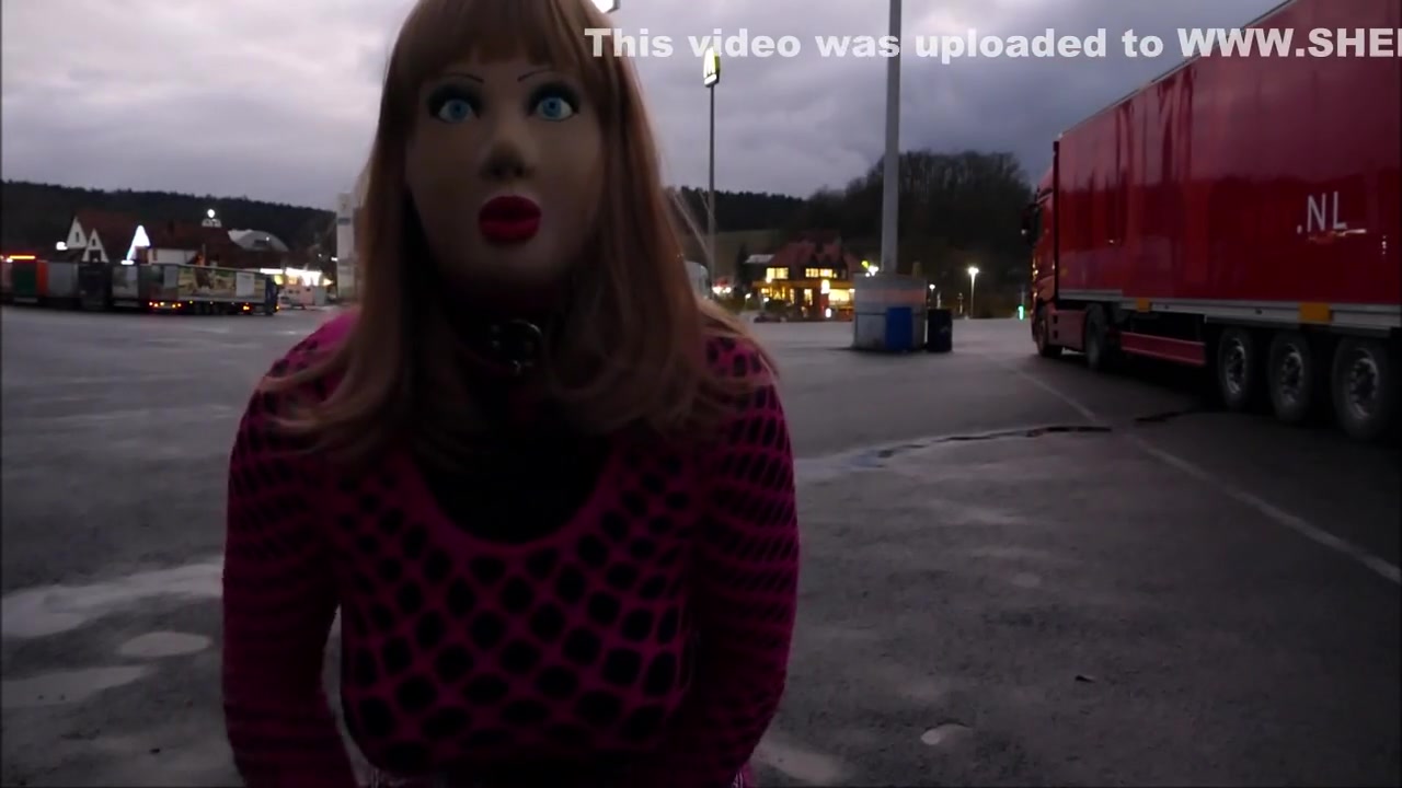 Monique - As A Bimbo Doll At A Parking Lot