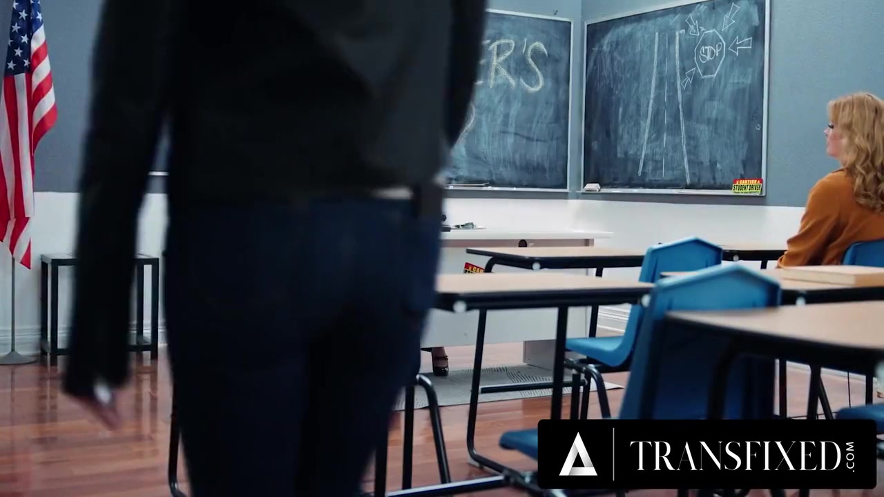 Whitney Wright And Erica Cherry In Pounds With Her Big Trans Cock At Drivers Ed!