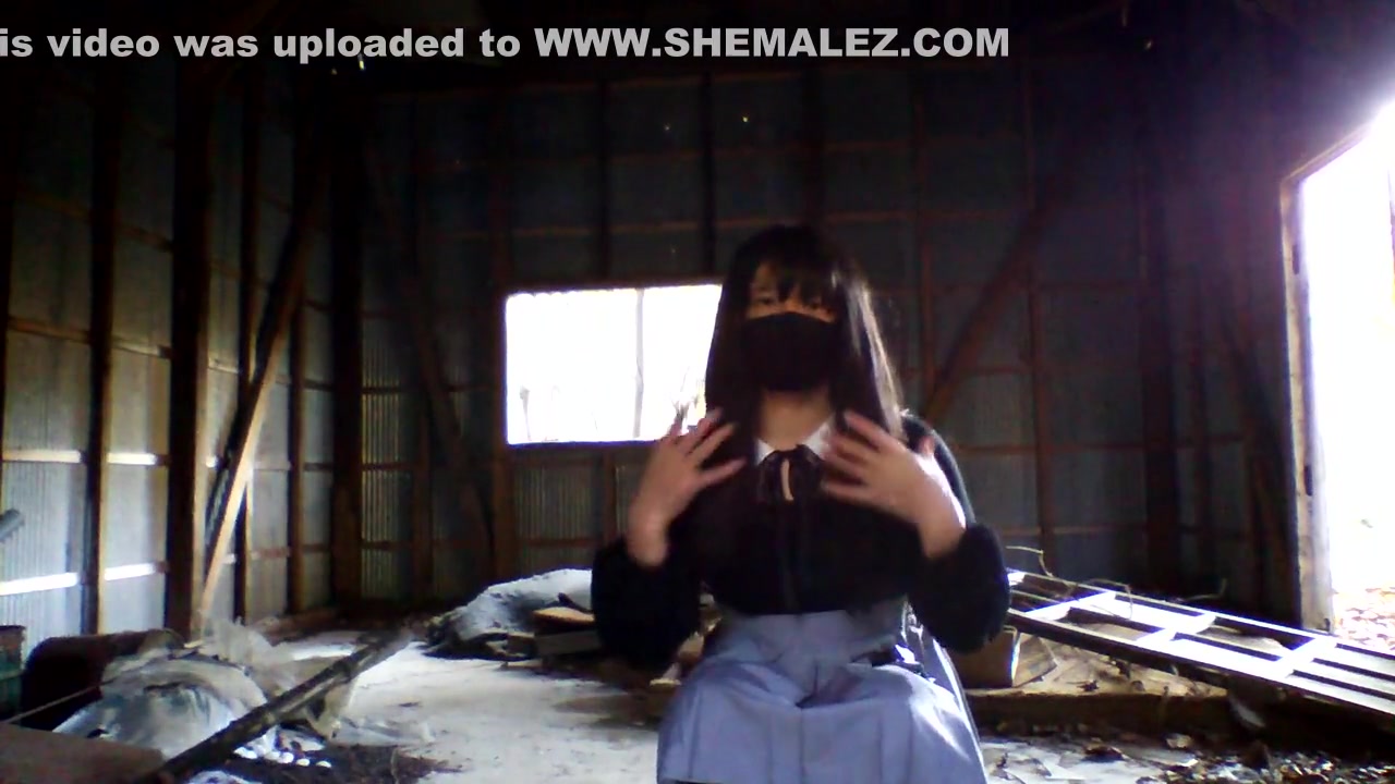 Beautiful Transgender Woman Masturbates In An Abandoned Warehouse