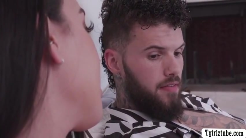 Kasey Kei - Tattooed Guy Enjoys His Very First Time Of Trans Transaction