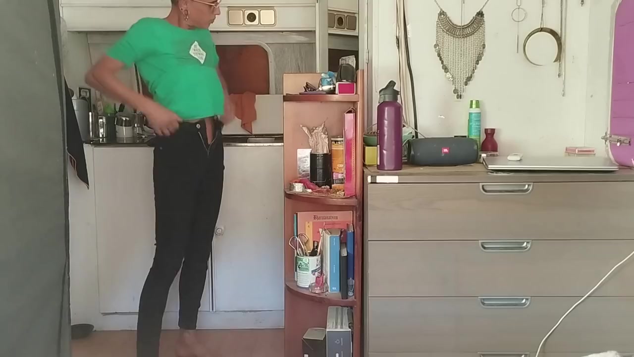 Trying Different Outfit Dancing And Singing To Iamddb Music Shes Super Hot! Messing Around