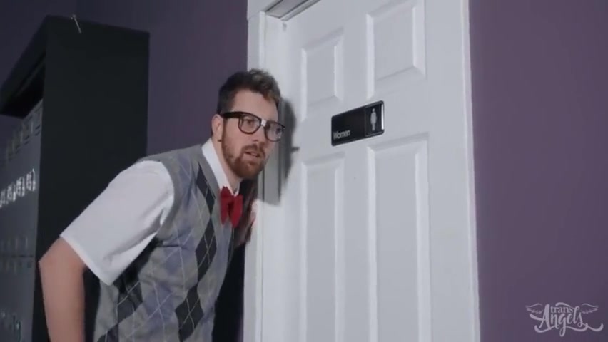 Casey Kisses In Ts Fucks In Bathroom