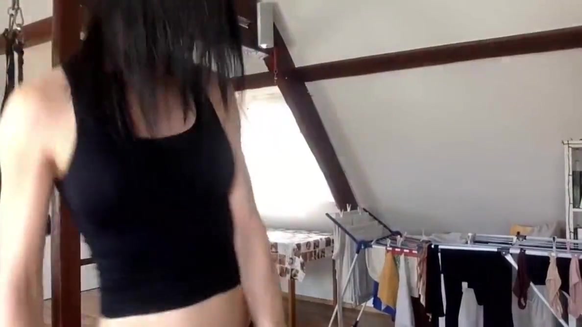 A Nice Sexy Time Solo Tgirl Jerking And Teasing