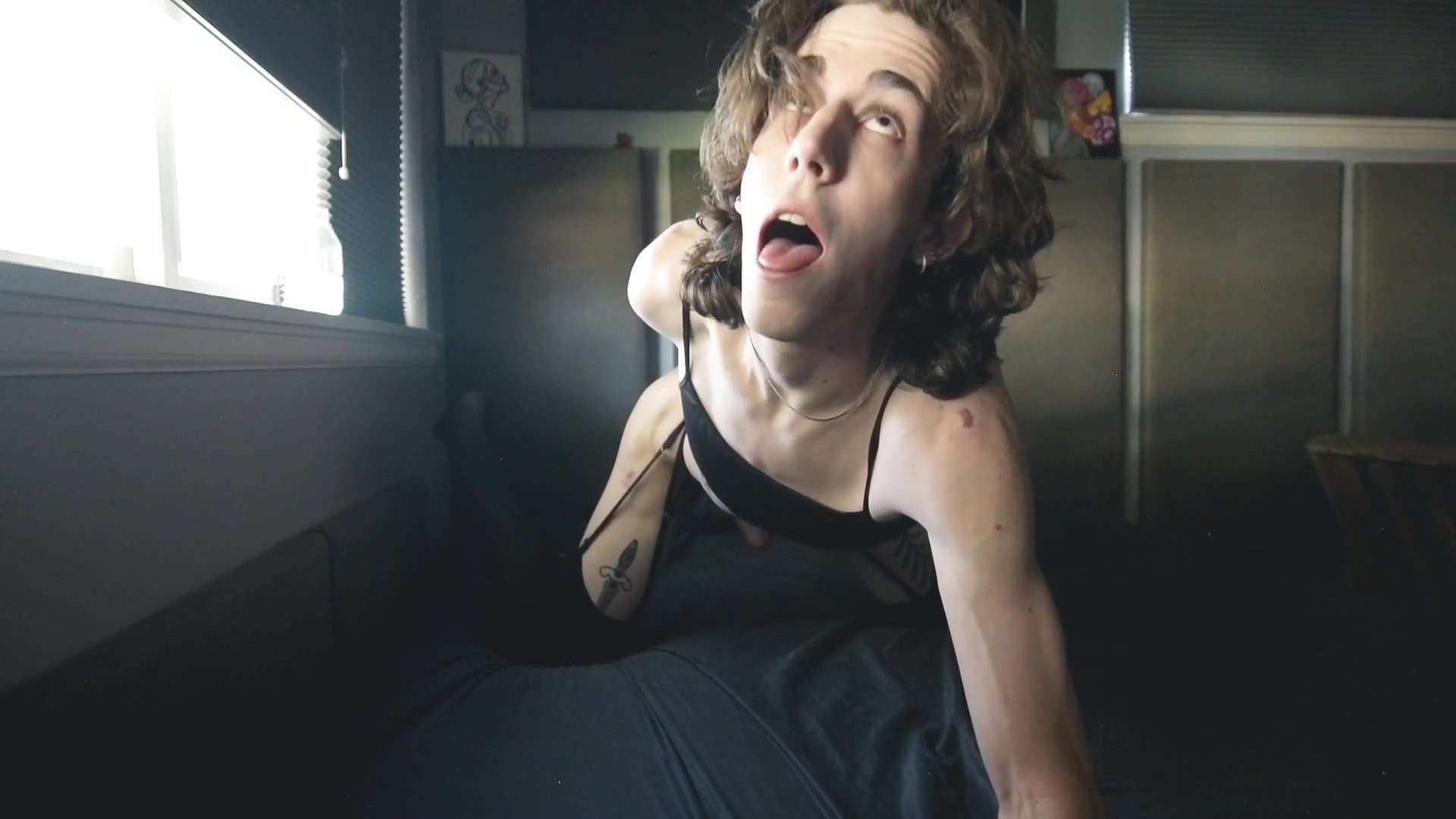 Brainwashed Sissy Plays With Dildo